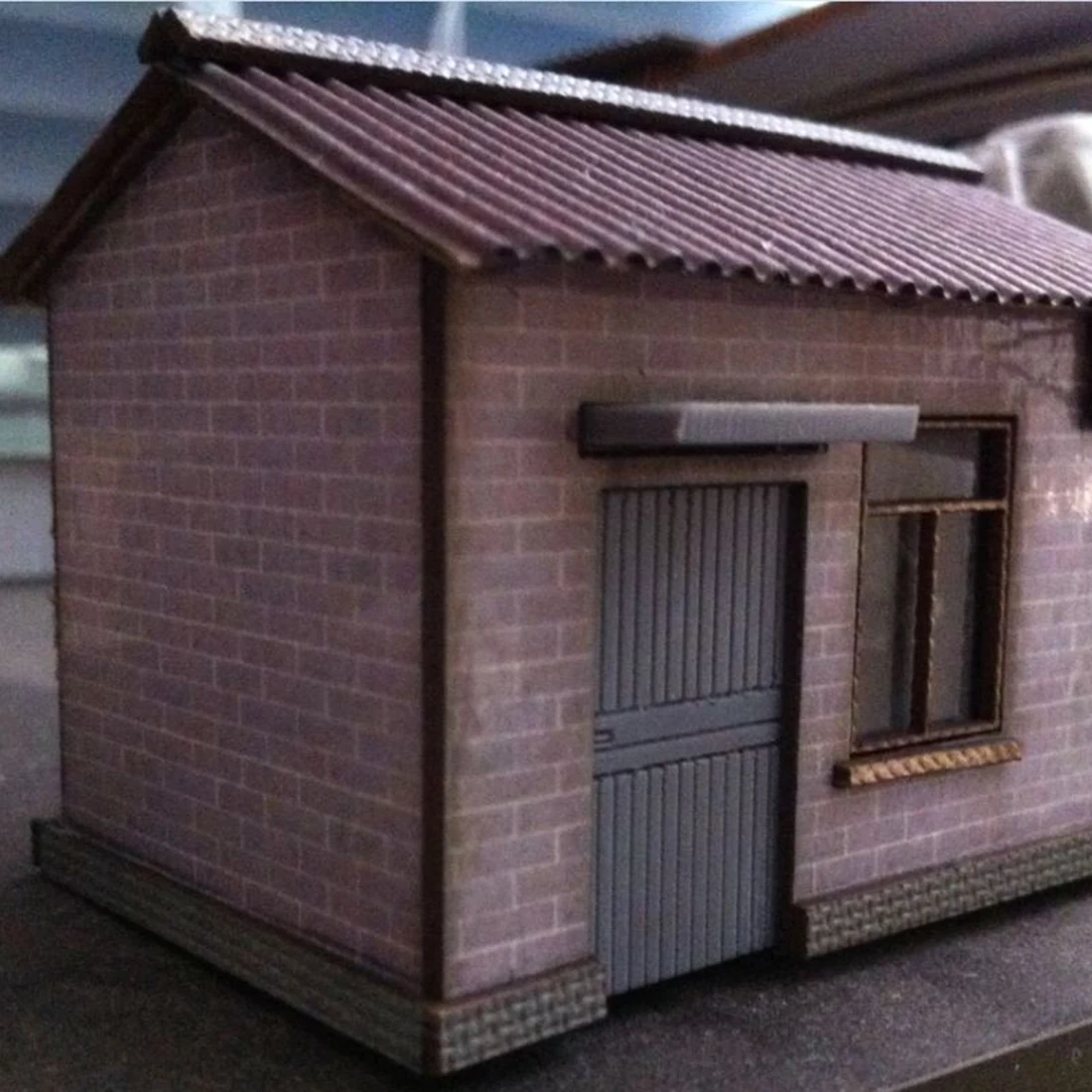  1:87 HO Scale Railway House Model Sand Table Scene Decoration
