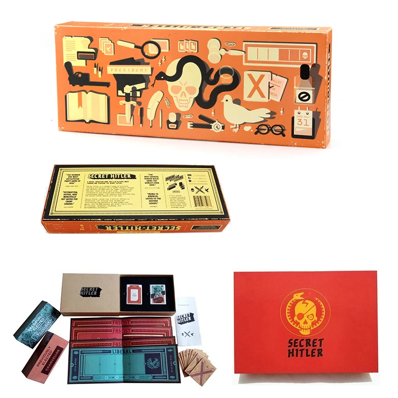

Secret Hitlers Board Games Hidden Roles Game A Social Card Board Game Play with Friends and Family Toys Gift For Children