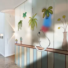 Пользовательские прозрачные непрозрачные стекло пленка бумага спальня кухня ванная комната затенение окна стекло матовый стикер украшения