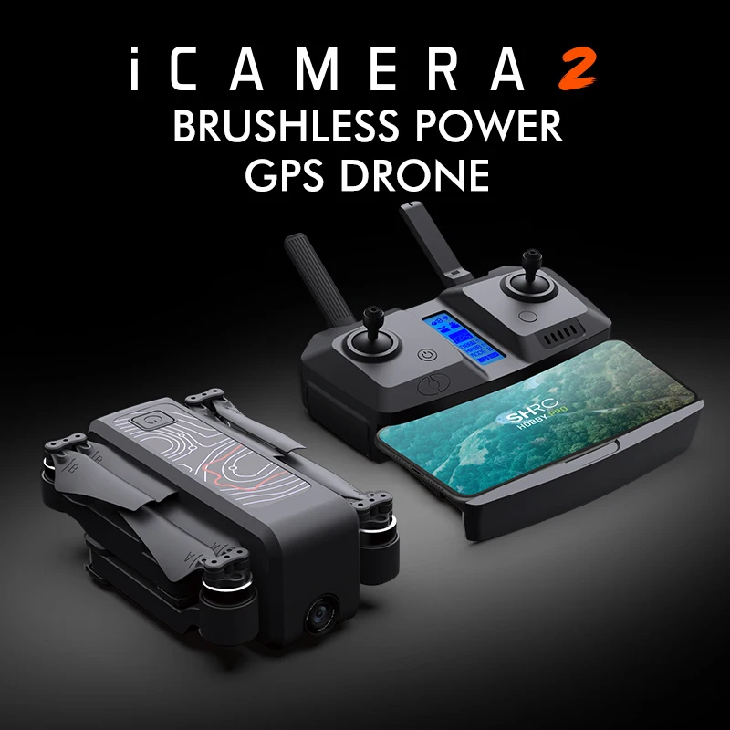 Новинка 2020 горячая Распродажа GPS Дрон I camera 2 с Wifi Fpv Hd 4k камера профессиональный