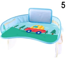 Сиденье автомобиля тарелка Многофункциональный Детский мультяшный стол с фиксированным ремешком Автомобиль Стайлинг