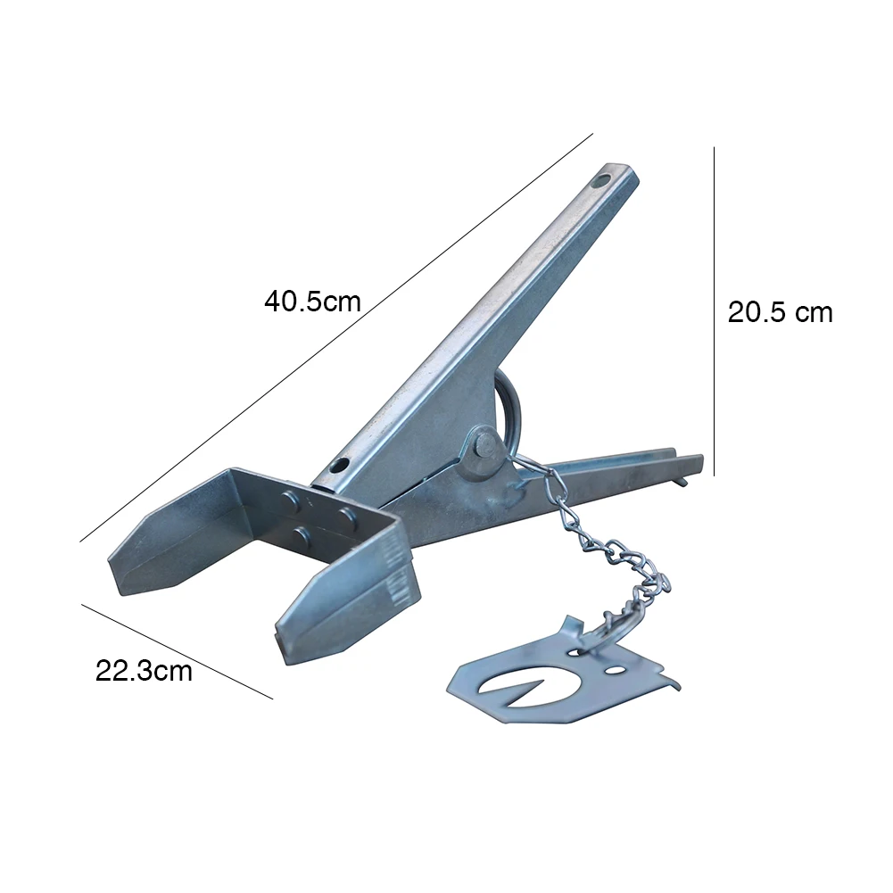 Прочный легко установить ножничный тип Открытый ловли Eliminator многоразовые крот ловушка садовая Клешня мощный оцинкованный случайный цвет