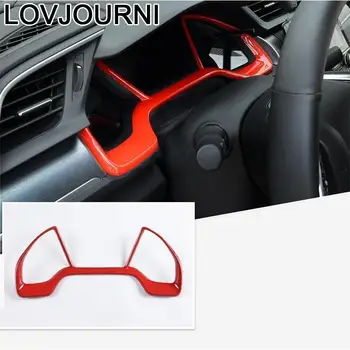 

Control System Gear Outlet Air Conditioner Interior Auto Automobile Sticker Strip Covers Mouldings 16 17 18 19 FOR Honda Civic