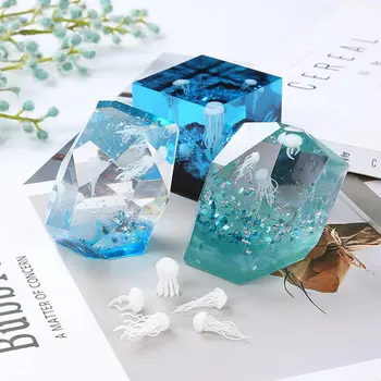 

3pcs/lot Stereo Printing Multiple Options Jellyfish Film DIY Craft Nail Handmade Resin Jewelry Stuff Transparent Paperpopular