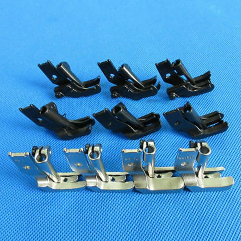 10 Sets Piping& Walking Foot with R& L Edge Guide for JUKI DNU-1541,241 LU-563