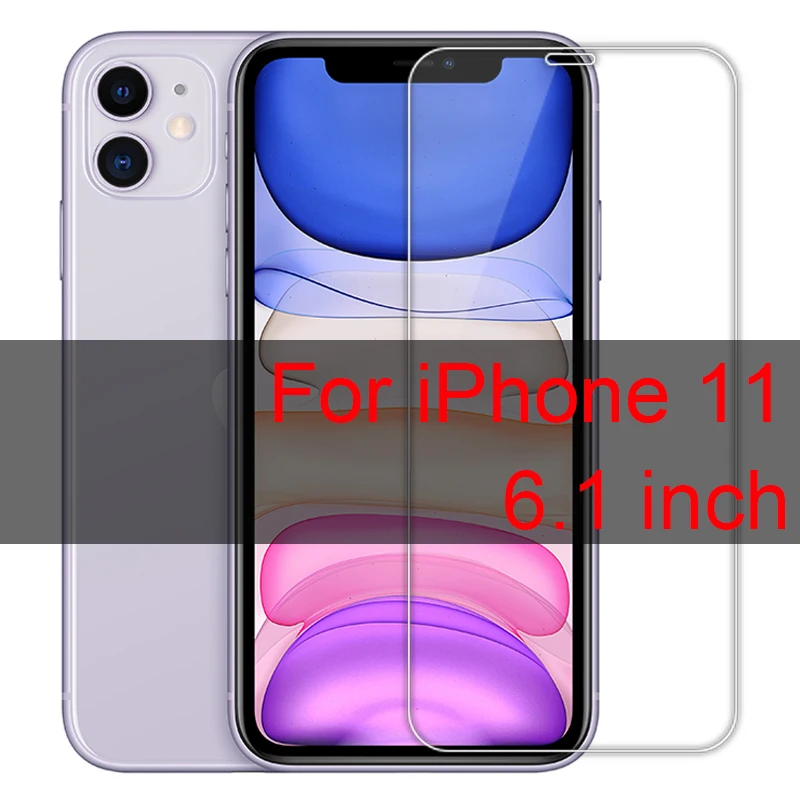 3 шт полное покрытие стекло для iPhone 11 Pro Max X XS XR закаленное стекло для iPhone 7 8 6 6s Plus 5 5S SE Защитная пленка для экрана - Цвет: 11