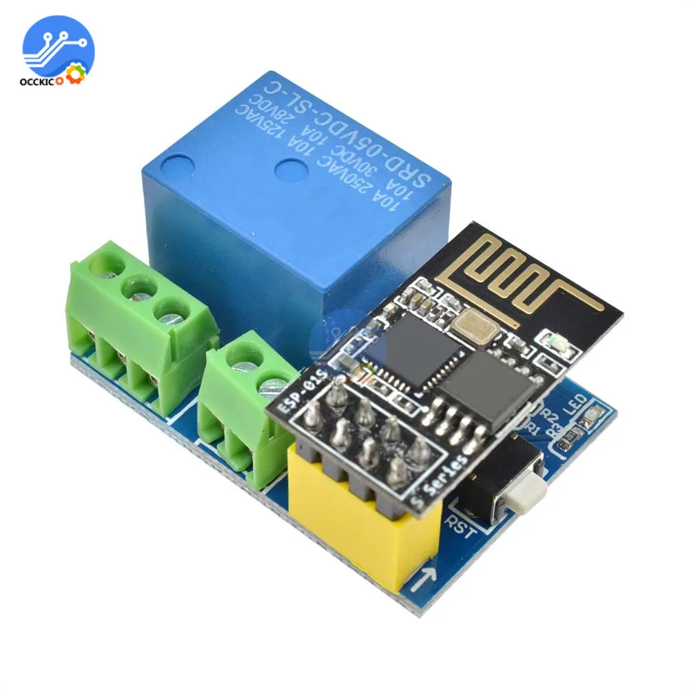 Релейный модуль ESP8266 ESP 01S DC 5V WiFi умный дом дистанционный переключатель для Arduino Phone