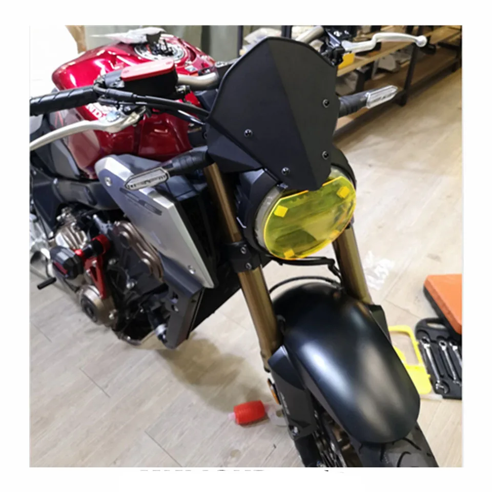 

For HONDA CB650R CB 650R 2019 Motorcycle Aluminum Windscreen Wind Deflector Windsheild Head Cover Air Curtain