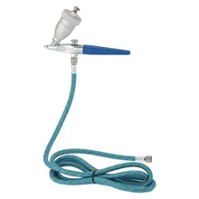 KKmoon мини пескоструйная Аэрограф Пескоструйный распылитель модель воздушная щетка комплект одного действия гравитационная подача 0,5 мм пистолет-распылитель