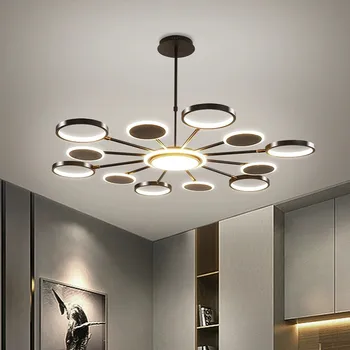 

nordic design lamp lustres modern led chandelier kitchen chandeliers lampes suspendues lamparas de techo living room decoration