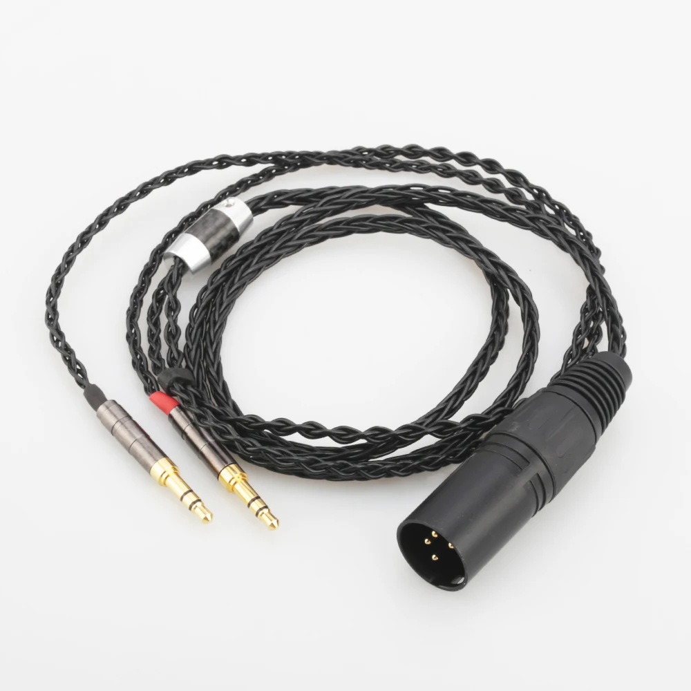 Audiocrast HC010 2x3 5mm HIFI 4 pin XLR Male Balanced Headphone Upgrade Cable for Sundara Aventho focal elegia t1 t5p D7200 D