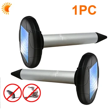 

Spikes Rodent Control Yard Gopher Mole Deterrent Ultrasonic Pest Repeller Solar Powerd Snake Mouse Animal Outdoor Garden Lawn