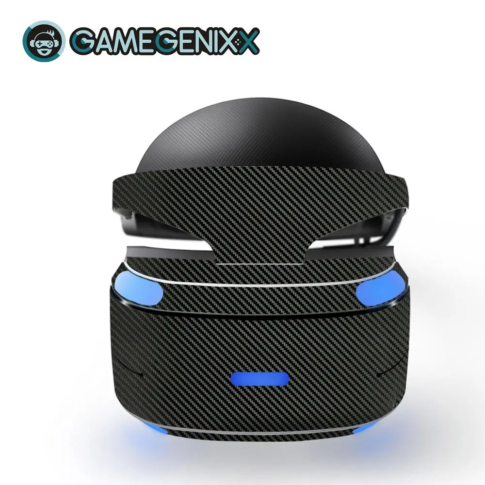 Наклейка для кожи GAMEGENIXX Виниловая наклейка для PS VR Защитная крышка для sony Playstation PS VR-черное карбоновое волокно