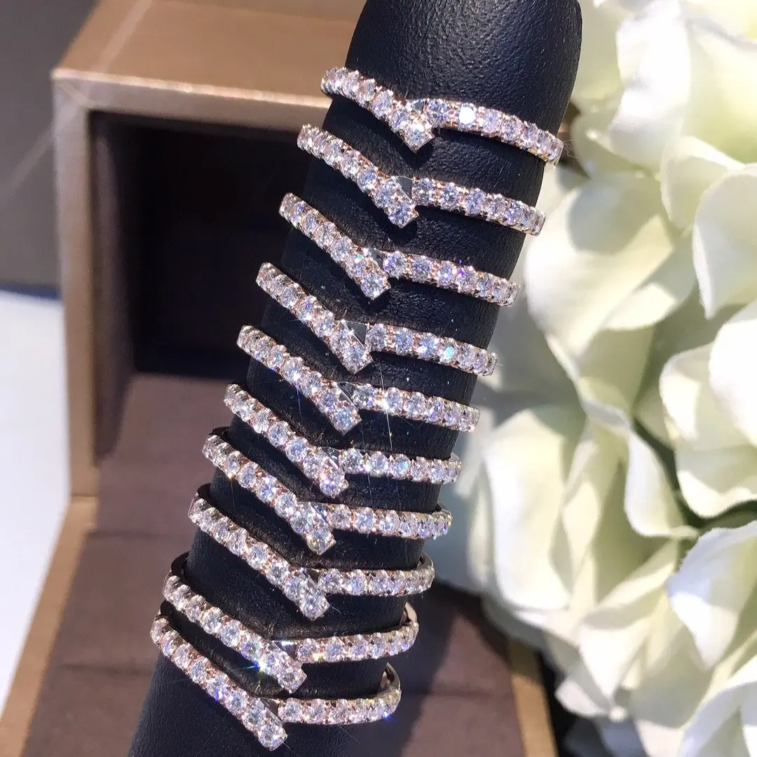 Кольцо с натуральным бриллиантом 18K золото чистое красивое кольцо драгоценными