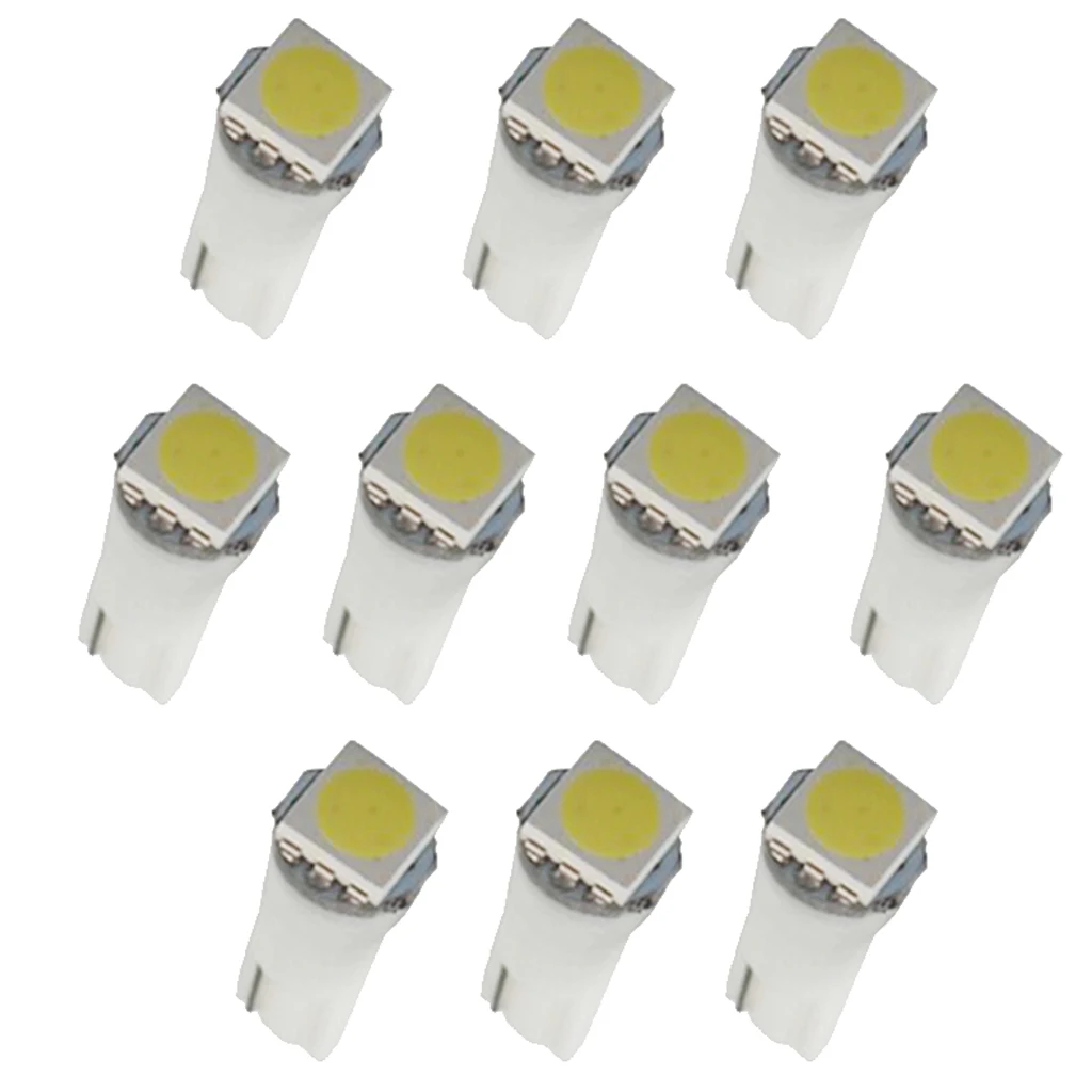 10x T5 550 B8.5D B8.5 SMD СВЕТОДИОДНЫЙ Автомобильный светильник автомобилей светильник-излучающий диод инструмент лампа накаливания на панель приборов AC/DC 12 V