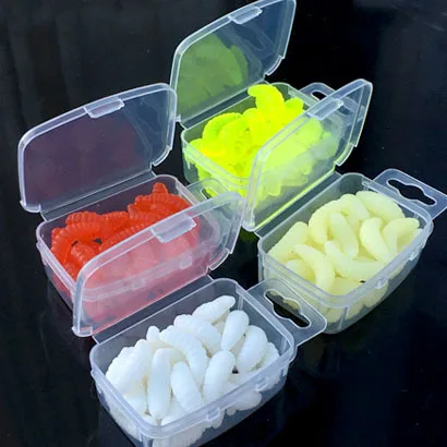 

Chang Fishing 30 Article/Box Lure Bionic Soft Bait Mealworm Maggots Soft Worm Lure Artificial Bait