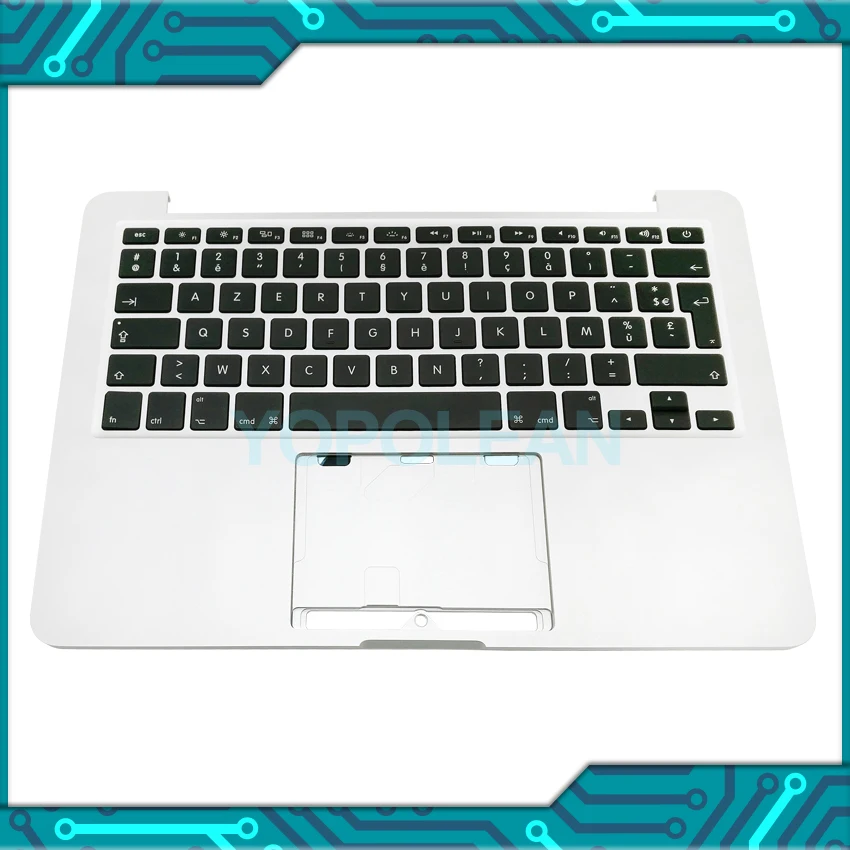 Оригинальная клавиатура AZERTY с французской раскладкой подставка для рук MacBook Pro