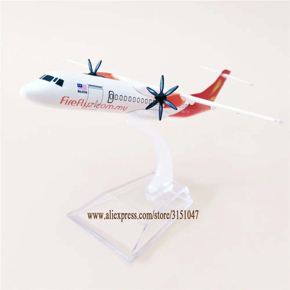 15cm Air Malaysia Firefly ATR72-600 ATR Airlines modelo de avión de las vías aéreas de Metal de aleación de fundición modelo de avión