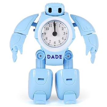 

Child Robot Alarm Clock Kid Toy Children's alarm clock Deformation Robot Table Clocks Cartoon Desk Clock for Students Kids Gift