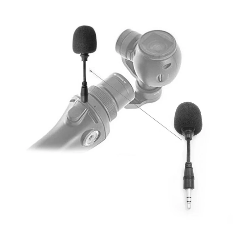 3,5 мм внешний разъем микрофона для DJI OSMO Action OSMO Карманный прямой вставной микрофон совместим с DJI OSMO серии
