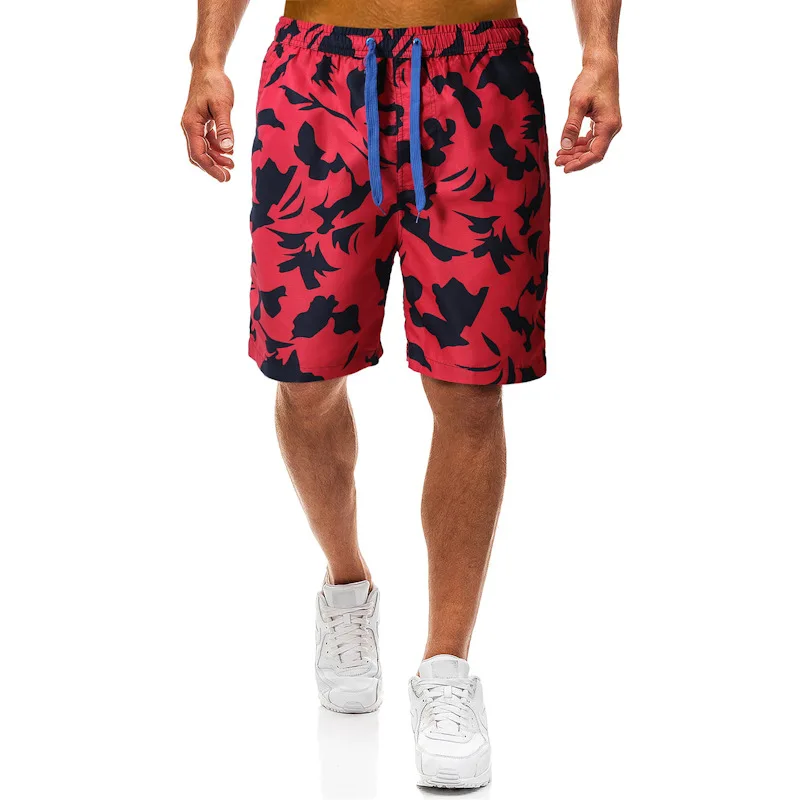 Новые мужские Шорты повседневные мужские горячие продажи шорты по колено мужские летние шорты с цветочным принтом легкие шорты большого размера
