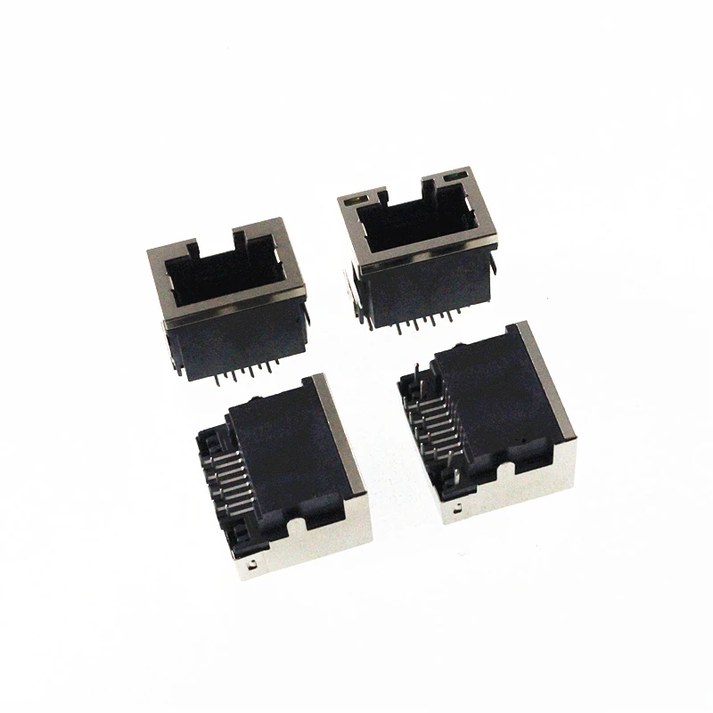 10PCS RJ45 socket SP32 network / 8P8C sinking crystal head interface with light without | Обустройство дома