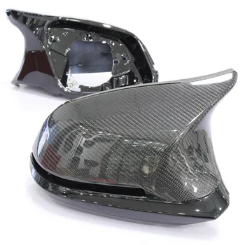 

M3 Replacement Mirror Cover Cap For BMW 1 2 3 4 Series 3GT X1120i320 Rearview Mirror Cover Carbon Fiber Caps Shell