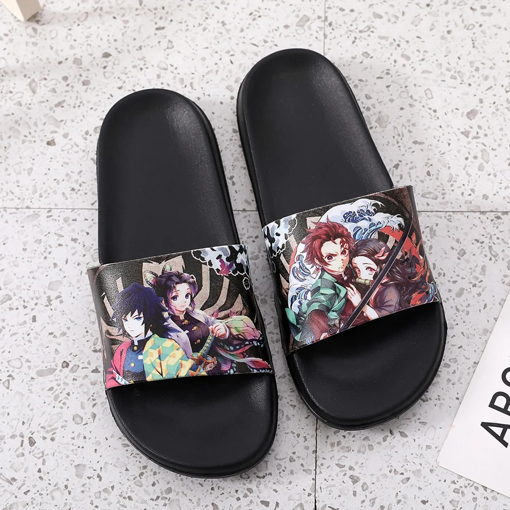 Аниме рассекающая демонов обувь Kimetsu No Yaiba Kamado Tanjirou тапочки Косплей Prop Nezuko
