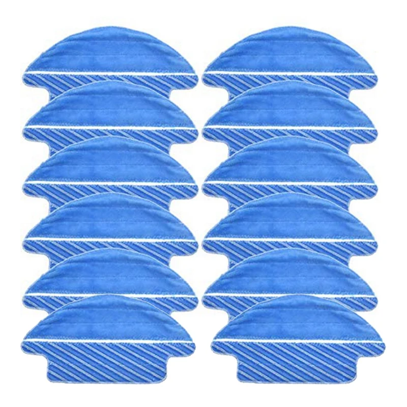 

12Pcs Fabric Mop Inserts for Conga 3090 Series Robot Vacuum Cleaner Accessories Fabric Mop Insert Kit