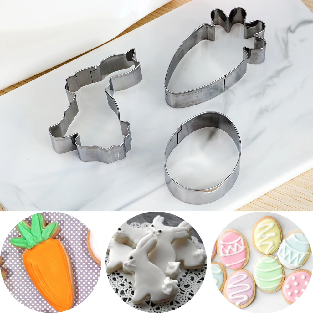 Low Cost Biscuit Mould Pastry-Tools Cookies-Cutter Kitchen-Supplies Rabbit-Cake-Mold Easter Baking 4000597988463