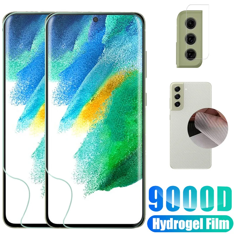 S22 Ultra Pellicola Anteriore + Posteriore Per Samsung S23 Ultra Glass Morbido, Pellicola Salvaschermo S23 Plus S21Plus S22 Ultra S23 Screen Protector