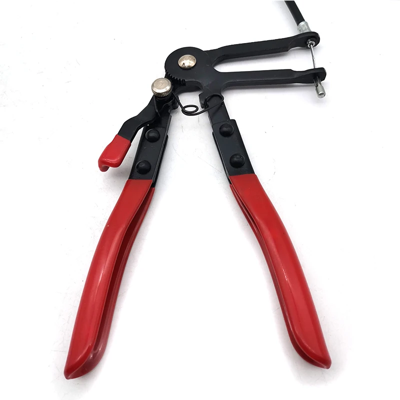 Flexible Hose Clamp Plier Hand Repair Tool Car Brake Fuel Water Pipe Long Reach