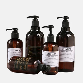 

Newest Portable Soap Dispensers Shampoo Press Bottle Liquid Shower Gel Refillable Simple Nordic Style Bathroom Accessories