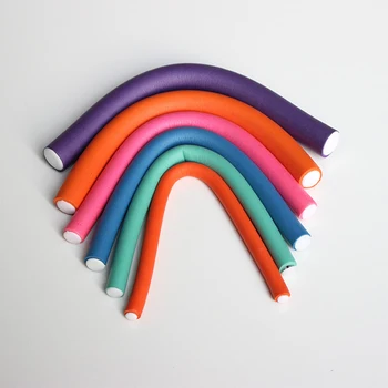 

10pcs Flexible Hair Curling Rod Hair Curler Makers Soft Foam Bendy Twist Curls Flexi DIY Rollers Styling tools