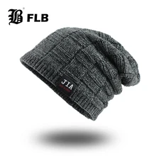 [FLB] зимние шапки, мужские вязаные шапки, шапки, маска, шапки, Теплые Мешковатые Зимние головные уборы для мужчин и женщин, Skullies Beanies F18087