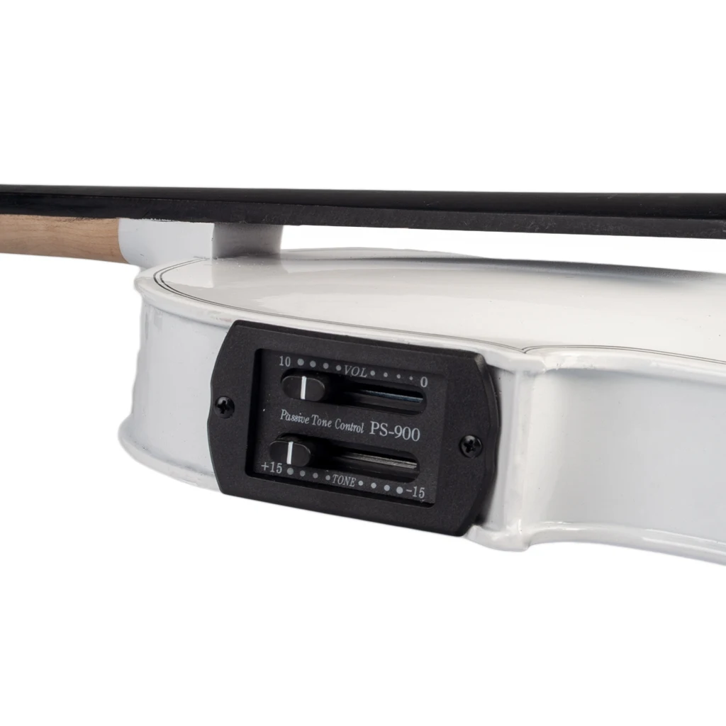 Professional Acoustic Violin With EQ Installation 4/4 Solidwood Fiddle Set W/ Rosin+Audio Cable+Brazilwood Bow+Canvas Case