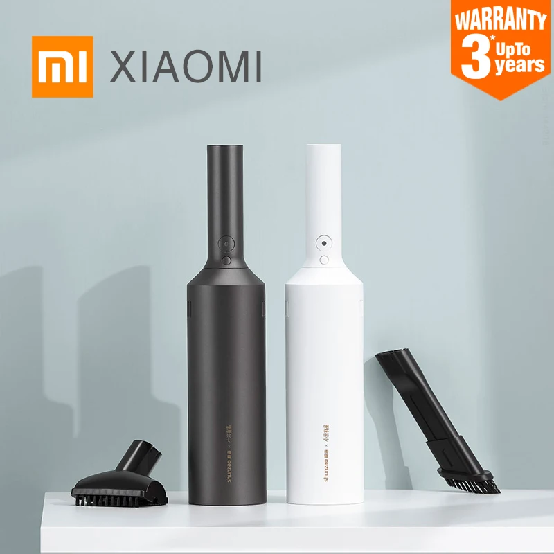 XIAOMI MIJIA SHUNZAO Z1-Pro портативный пылесос домашний автомобильный беспроводной ручной мини пылеуловитель сильный 15500PA Циклон всасывания