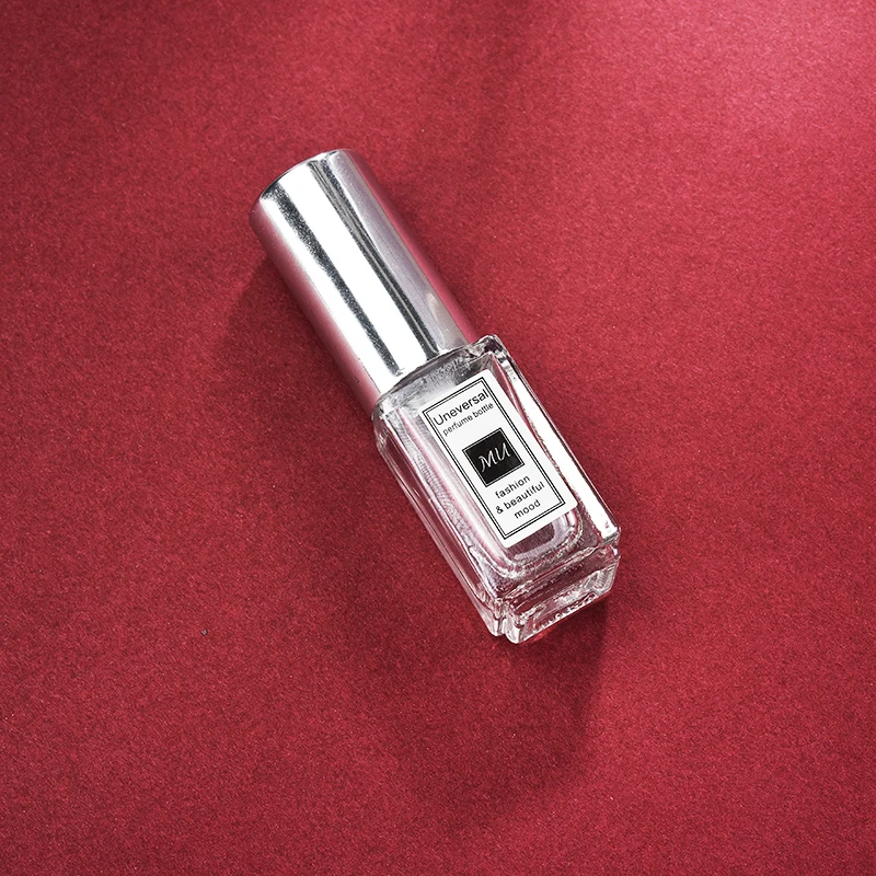 5ml silver Бутылка для духов, портативная бутылка для духов, пустая бутылка-спрей, пустая стеклянная бутылка, бутылка для духов, бутылка для образцов высокого класса - Цвет: 5ml silver