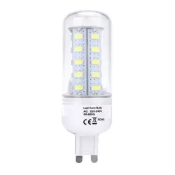 G9 5W 5730 SMD 36 светодиодов Светодиодная лампа "Кукуруза" энергоэффективность 360 градусов белый 220-240V