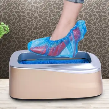 

Automatic Shoes Cover Dispenser Household Stepping Disposable Booties Maker Anti Droplet Dust Machine Shoe Cover For Home Office