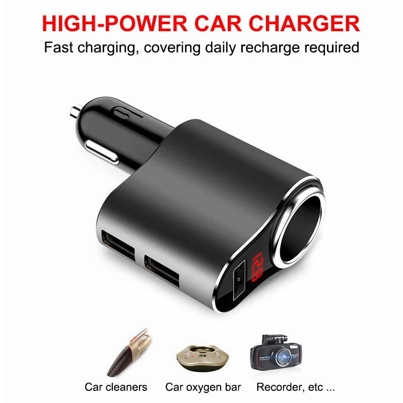Разветвитель автомобильный с 3 USB портами 5 В 1 А|lighter socket|car cigarette lighter socketcigarette socket |