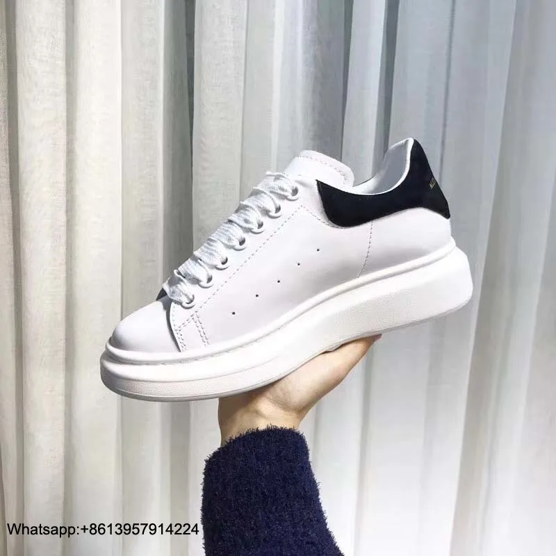 

High quality famous brand Fashionable Popular Woman Luxury Shoes genuine leather Unisex Shoes For Adult Breathable Lace-Up