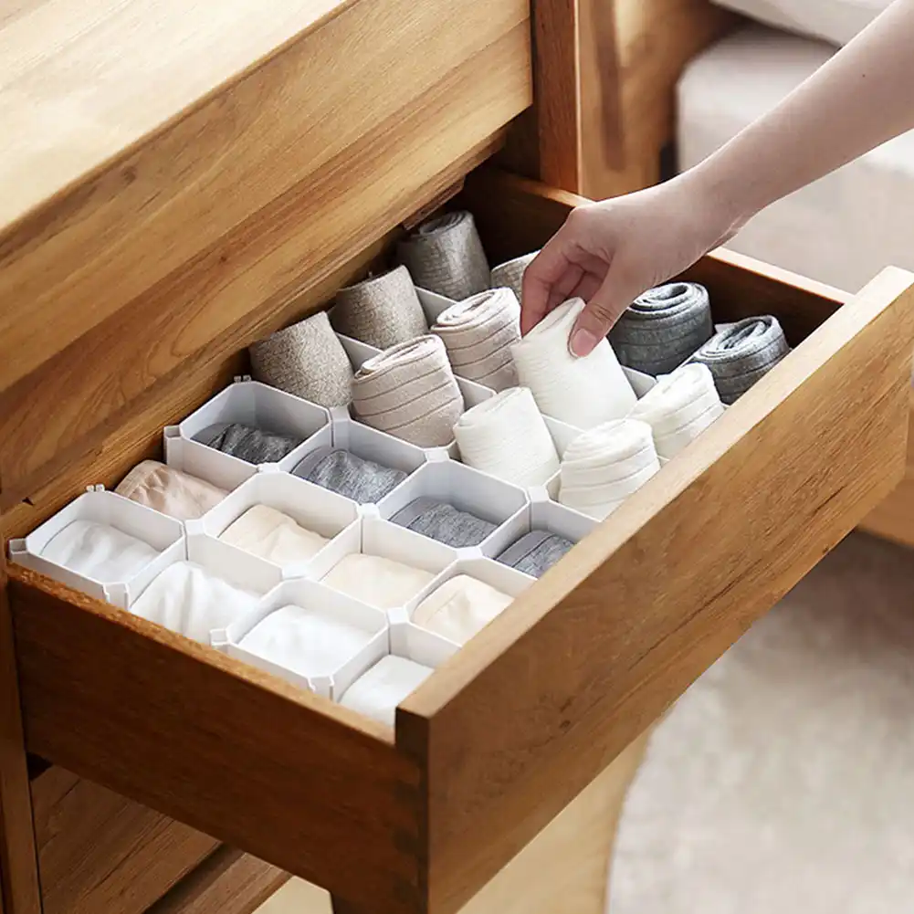 Plastic Chest Of Drawers Cabinet Organiser Dividers In The Cabinet
