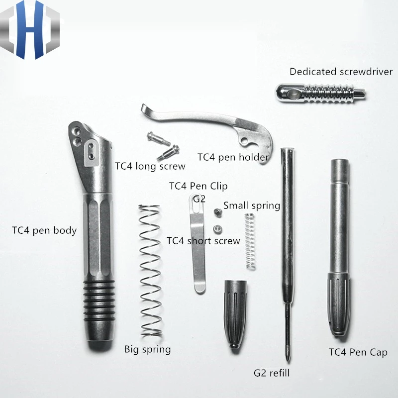 Титановый сплав TC4 тактическая ручка EDC Инструменты Защитная ручка