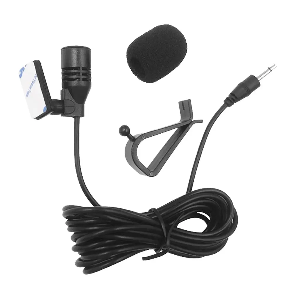 Car Audio Microphone 3.5mm Jacks Plug Stereo Microphone Mini External Microphone Wired For PC Auto Car DVD Radio 01