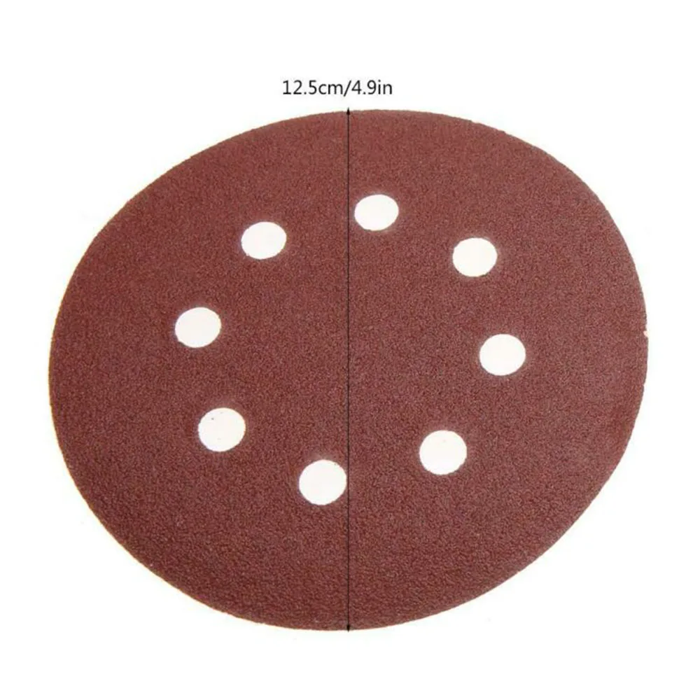 100 шт 125 мм Mix Grit Sander полировка дисков бумажные колодки абразивная наждачная бумага набор для общей полировки