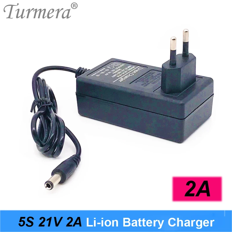 

12.6V 16.8V 21V 25V 2A Charger 18650 Lithium Battery Charger DC5.5*2.1MM for 3S 4S 5S 6S 12V to 25V Screwdriver Battery Pack Use
