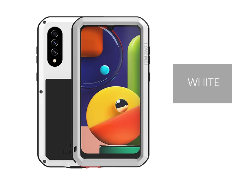 Для samsung Galaxy A50s металлический бронированный противоударный чехол для samsung Galaxy A50S(6,4 дюйма) Прочный чехол для всего тела анти-падение Чехол