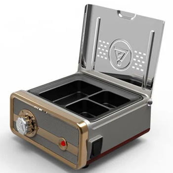 

New Type Dental Lab Equipment Wax Heater 3-well Wax Heating Analog Dipping Pot Free Shipping