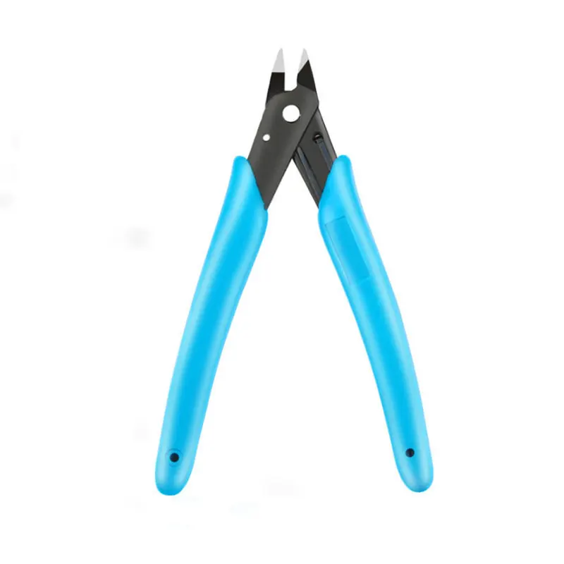 

1Pcs Blue Clipper nail decoration remover Picker Rhinestone Nail Cutter Scissors Plier Manicure Tool Mini Nail Scissors Pedicure